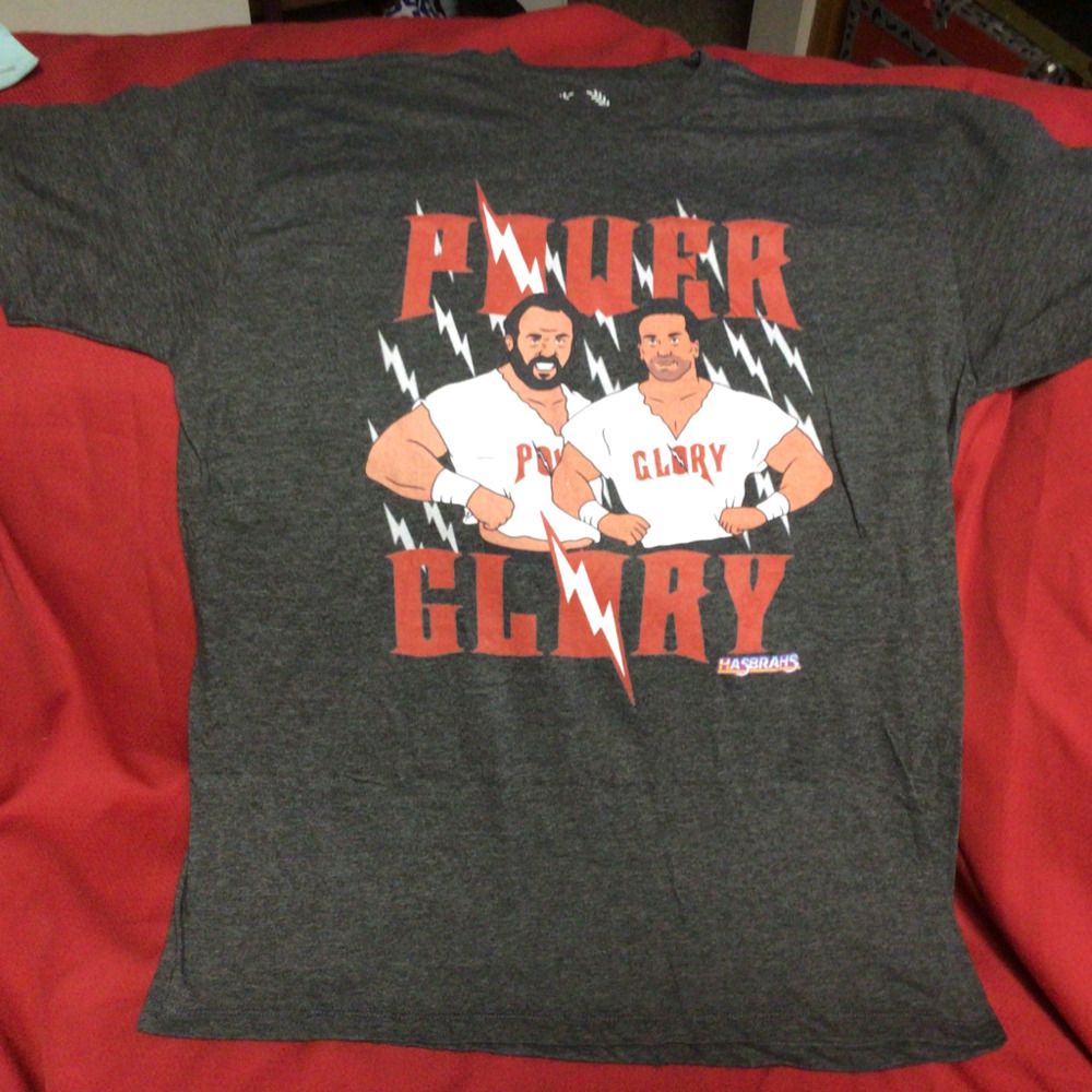 WWF Power and Glory tag team tshirt